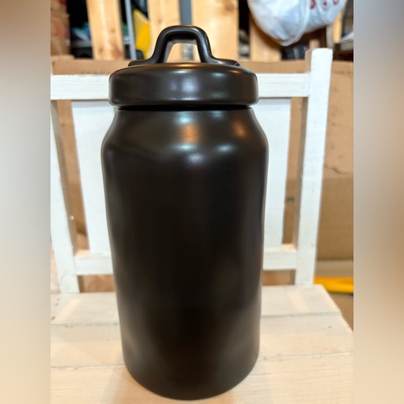Rae Dunn Black Trick or Treat Canister - Picture 2 of 2